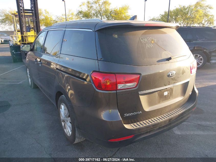 2017 Kia Sedona Ex/Sx VIN: KNDMC5C15H6264446 Lot: 39717162