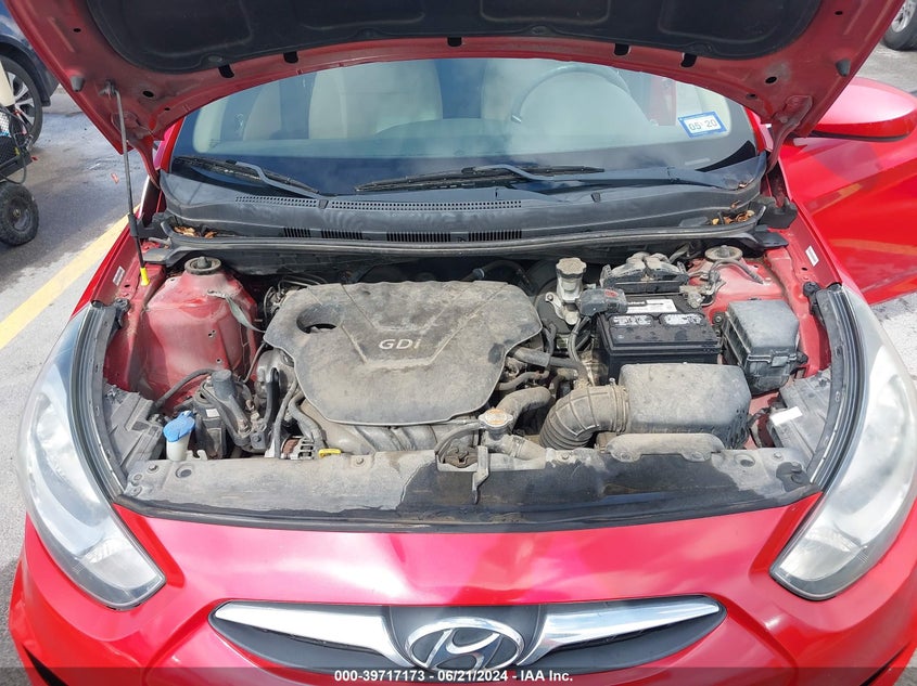 2012 Hyundai Accent Gls VIN: KMHCU4AE5CU043549 Lot: 39717173