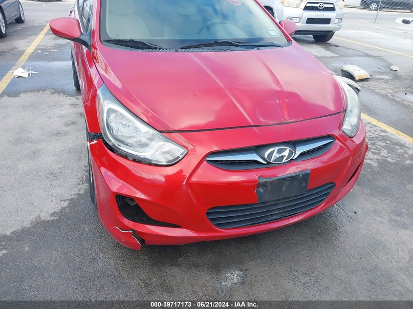 2012 Hyundai Accent Gls VIN: KMHCU4AE5CU043549 Lot: 39717173