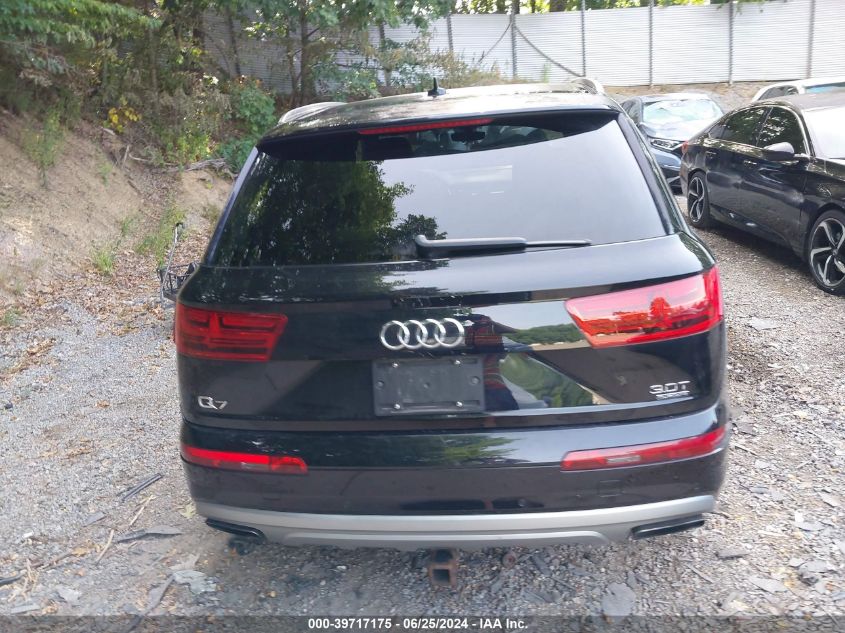 2017 Audi Q7 3.0T Premium VIN: WA1LAAF75HD055837 Lot: 39717175