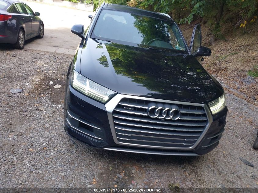 2017 Audi Q7 3.0T Premium VIN: WA1LAAF75HD055837 Lot: 39717175