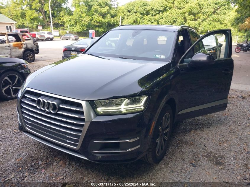 2017 Audi Q7 3.0T Premium VIN: WA1LAAF75HD055837 Lot: 39717175