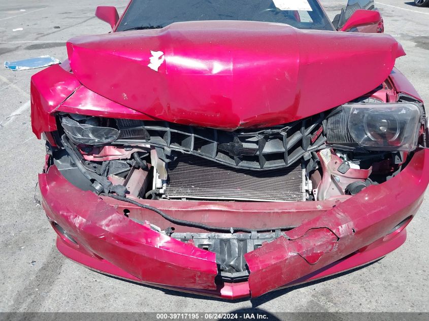 2012 Chevrolet Camaro 2Ss VIN: 2G1FK1EJ3C9186230 Lot: 39717195