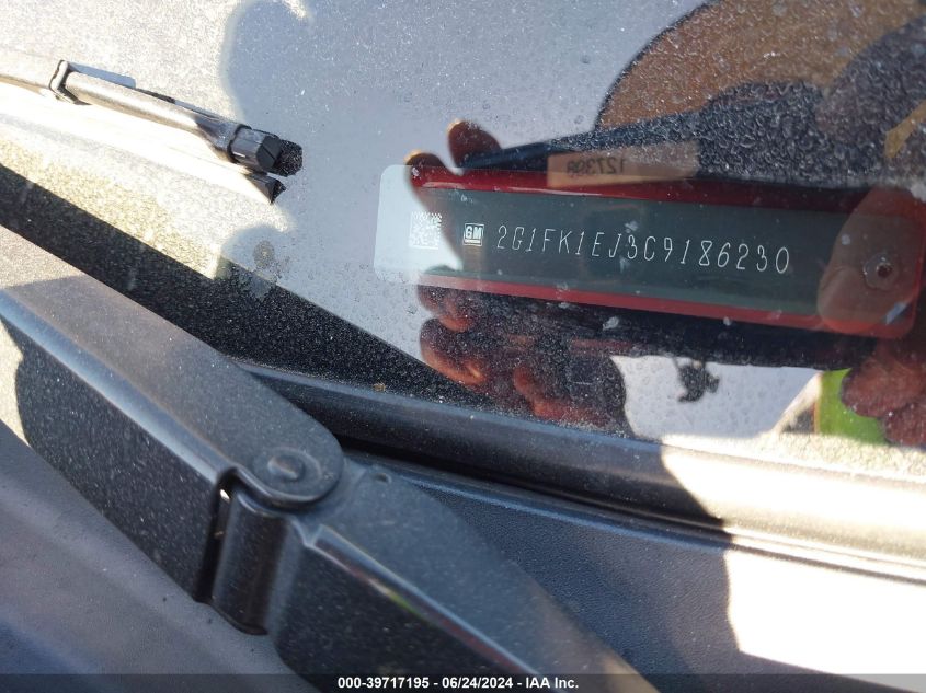 2012 Chevrolet Camaro 2Ss VIN: 2G1FK1EJ3C9186230 Lot: 39717195