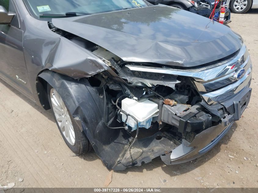 2012 Ford Fusion Hybrid VIN: 3FADP0L37CR227750 Lot: 39717228