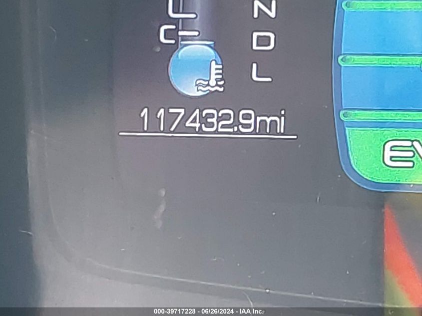 2012 Ford Fusion Hybrid VIN: 3FADP0L37CR227750 Lot: 39717228