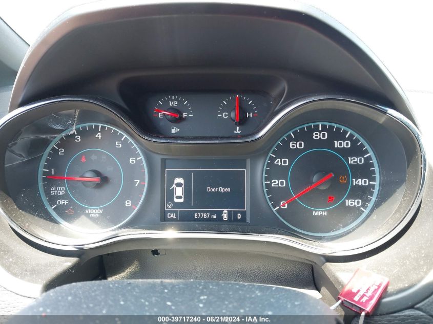 2017 Chevrolet Cruze Lt Auto VIN: 1G1BE5SM4H7190145 Lot: 39717240