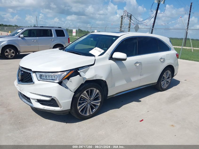 2018 Acura Mdx Technology Package Acurawatch Plus Pkg VIN: 5J8YD3H55JL006709 Lot: 39717250