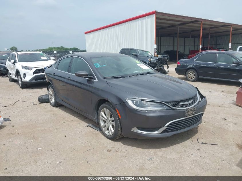 VIN 1C3CCCAB1GN178376 2016 Chrysler 200, Limited Pl... no.1