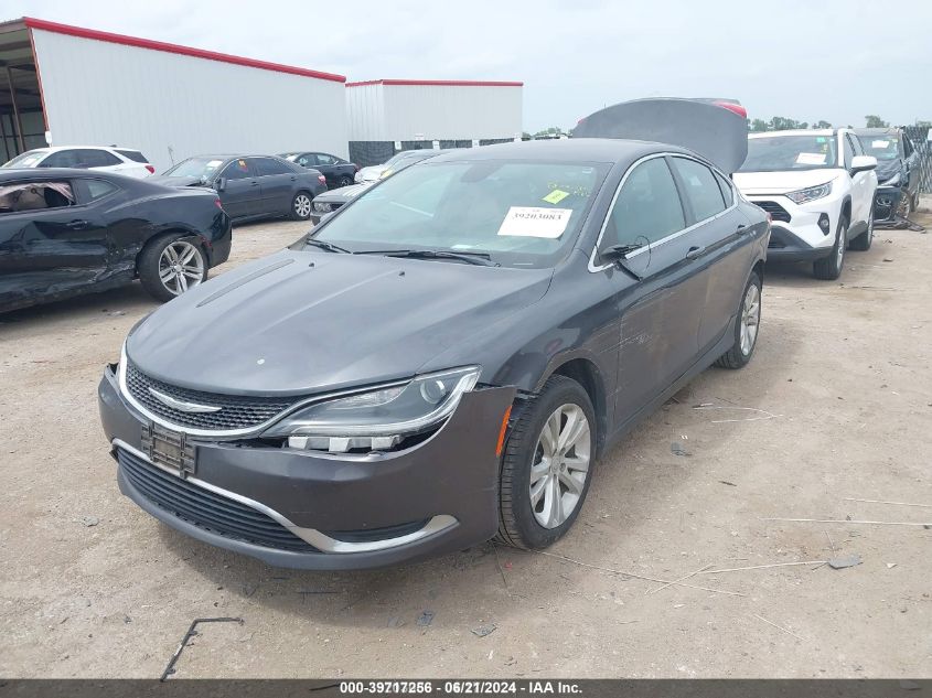 VIN 1C3CCCAB1GN178376 2016 Chrysler 200, Limited Pl... no.2