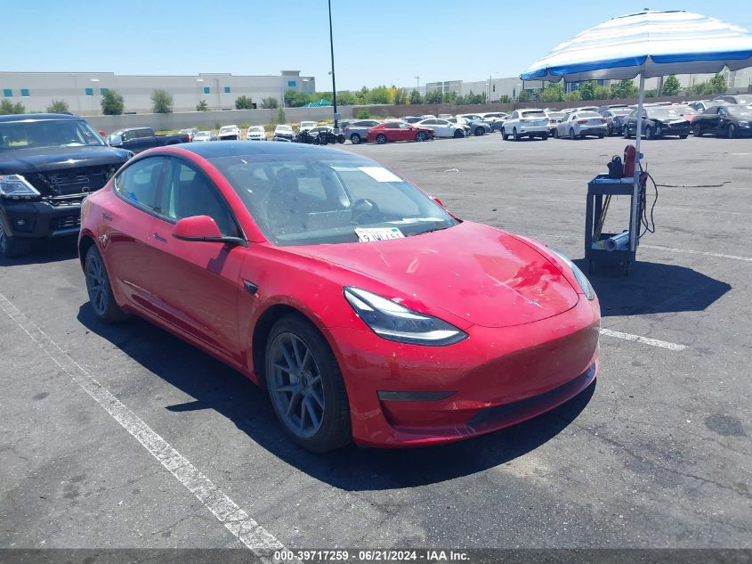 2023 Tesla Model 3 Rear-Wheel Drive VIN: 5YJ3E1EA6PF690337 Lot: 39717259