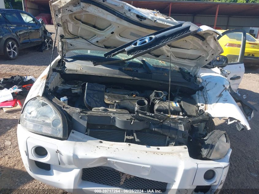 2007 Hyundai Tucson Gl VIN: KM8JM12D87U503092 Lot: 39717264