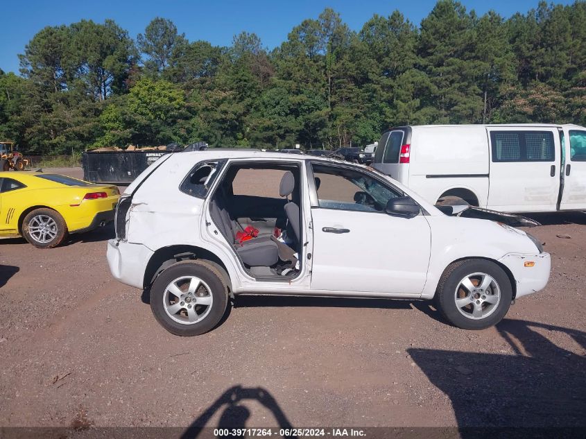 2007 Hyundai Tucson Gl VIN: KM8JM12D87U503092 Lot: 39717264