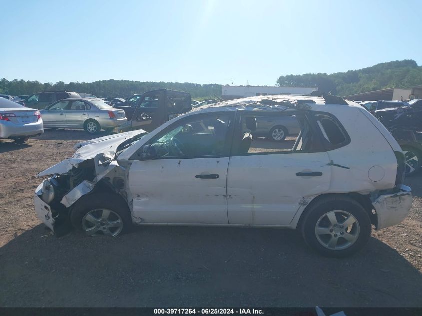 2007 Hyundai Tucson Gl VIN: KM8JM12D87U503092 Lot: 39717264