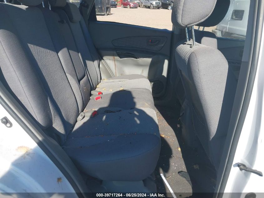 2007 Hyundai Tucson Gl VIN: KM8JM12D87U503092 Lot: 39717264