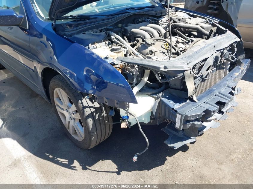 2006 Ford Fusion Sel VIN: 3FAHP08186R139884 Lot: 39717276