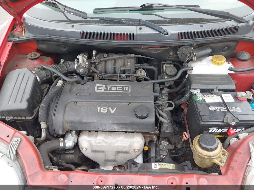 2005 Chevrolet Aveo Ls VIN: KL1TD52665B364927 Lot: 39717278