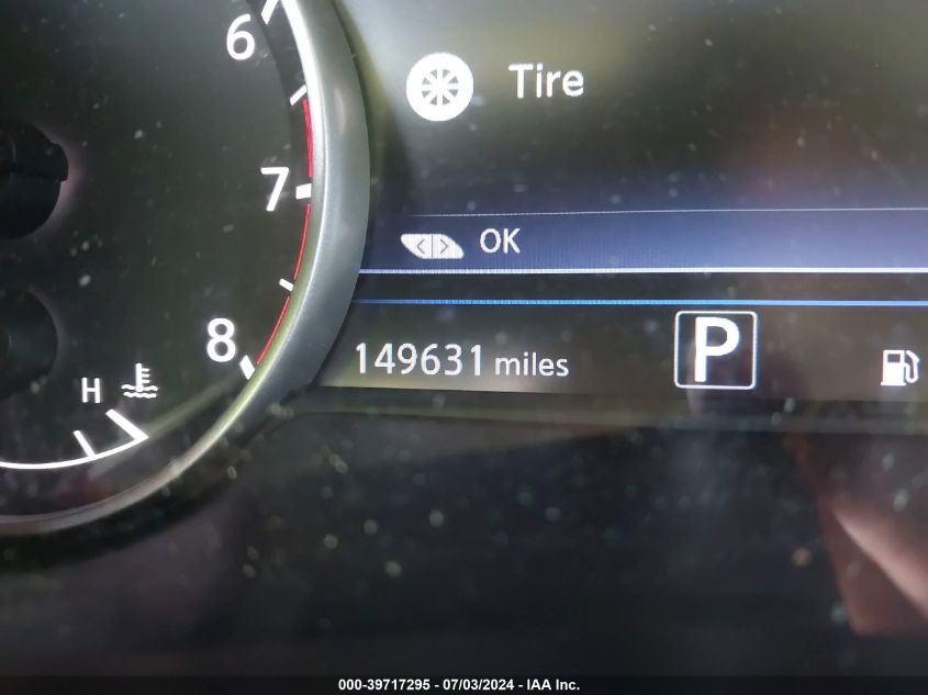 2017 Nissan Murano Sl VIN: 5N1AZ2MH9HN142511 Lot: 39717295