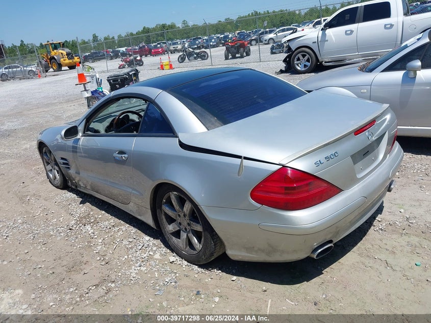 2003 Mercedes-Benz Sl 500 500R VIN: WDBSK75F23F041786 Lot: 39717298