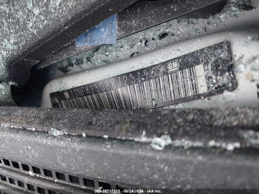 2008 Chevrolet Tahoe Ltz VIN: 1GNFK13028J231968 Lot: 39717312