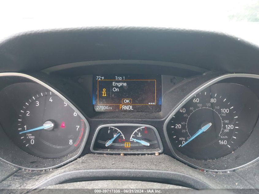 2018 Ford Focus Se VIN: 1FADP3F20JL233891 Lot: 39717335