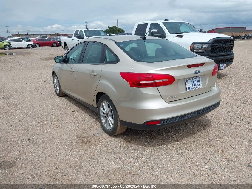 2017 FORD FOCUS SE - 1FADP3F28HL304796