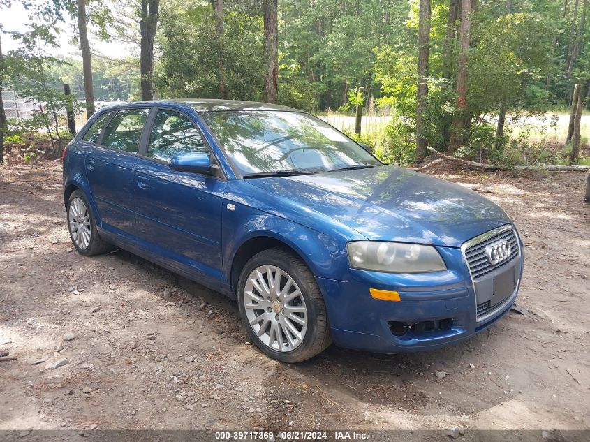 WAUNF78P97A105992 | 2007 AUDI A3