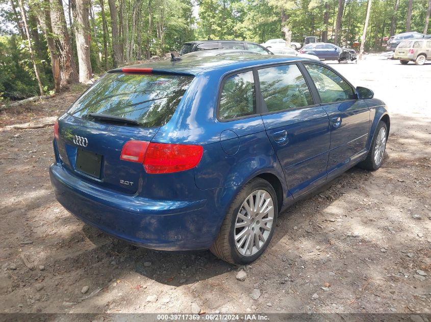 WAUNF78P97A105992 | 2007 AUDI A3