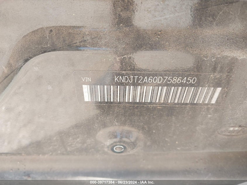 2013 Kia Soul +/!/Sport VIN: KNDJT2A60D758650 Lot: 39717384