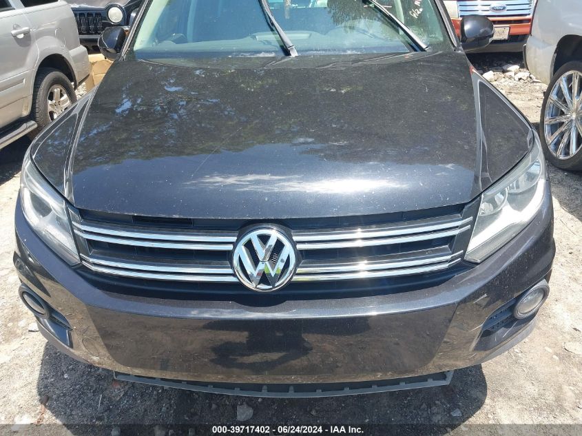 2012 Volkswagen Tiguan Se VIN: WVGBV7AX7CW537864 Lot: 39717402