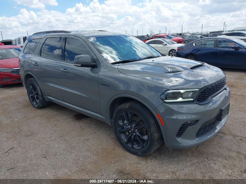 2022 Dodge Durango Orange Sport Rwd VIN: 1C4SDHCT0NC231312 Lot: 39717407