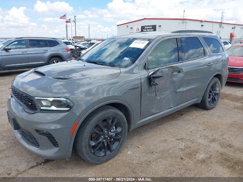 2022 Dodge Durango Orange Sport Rwd VIN: 1C4SDHCT0NC231312 Lot: 39717407