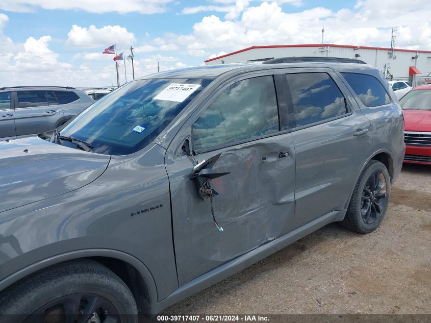 2022 Dodge Durango Orange Sport Rwd VIN: 1C4SDHCT0NC231312 Lot: 39717407