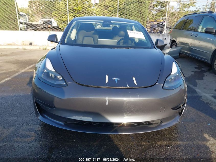 2022 Tesla Model 3 Long Range Dual Motor All-Wheel Drive VIN: 5YJ3E1EB8NF171442 Lot: 39717417