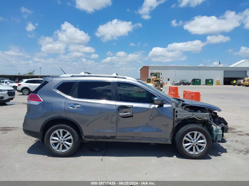 2016 Nissan Rogue Sv VIN: KNMAT2MT1GP725782 Lot: 39717438