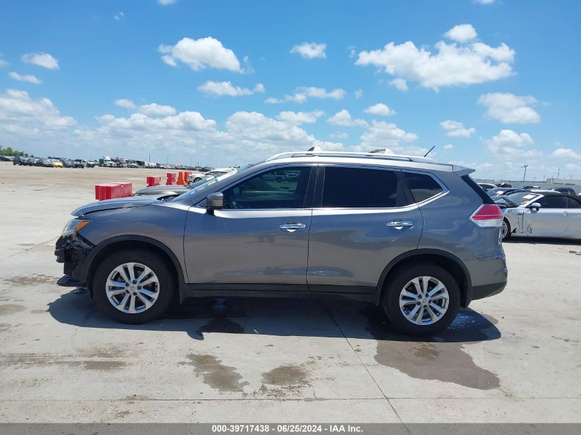 2016 Nissan Rogue Sv VIN: KNMAT2MT1GP725782 Lot: 39717438