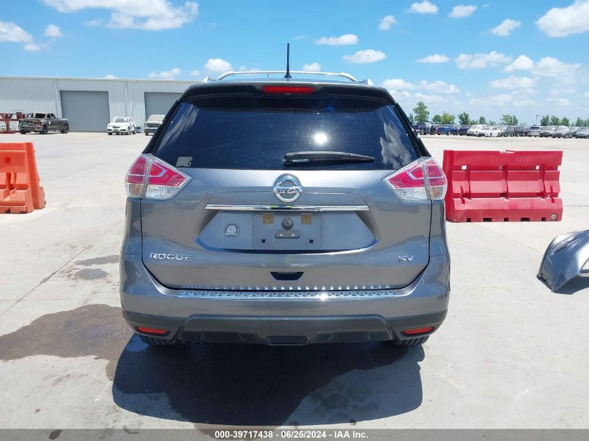 2016 Nissan Rogue Sv VIN: KNMAT2MT1GP725782 Lot: 39717438