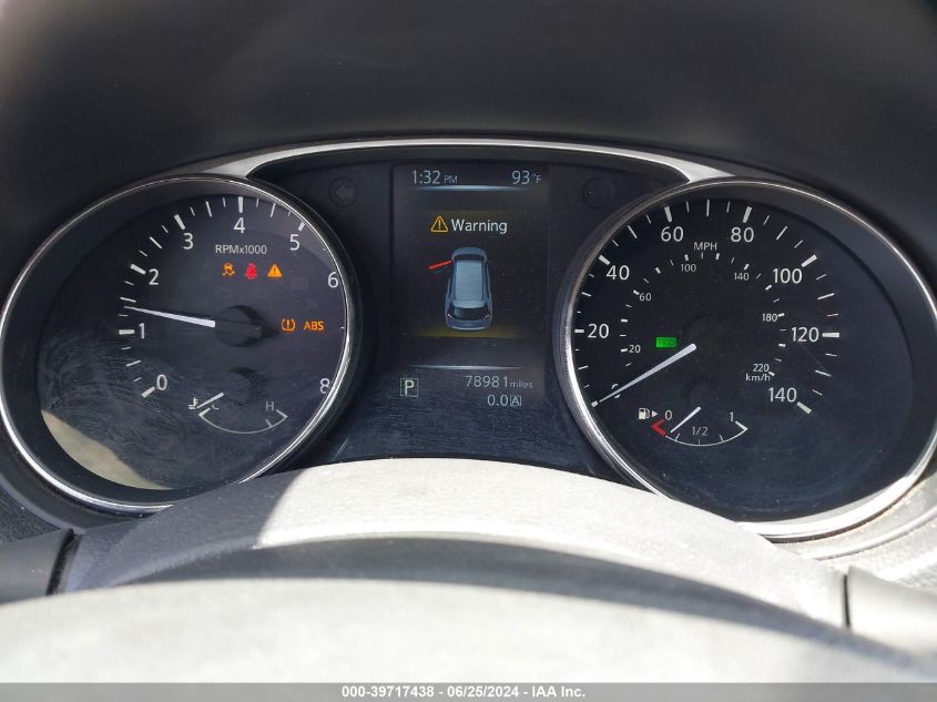 2016 Nissan Rogue Sv VIN: KNMAT2MT1GP725782 Lot: 39717438