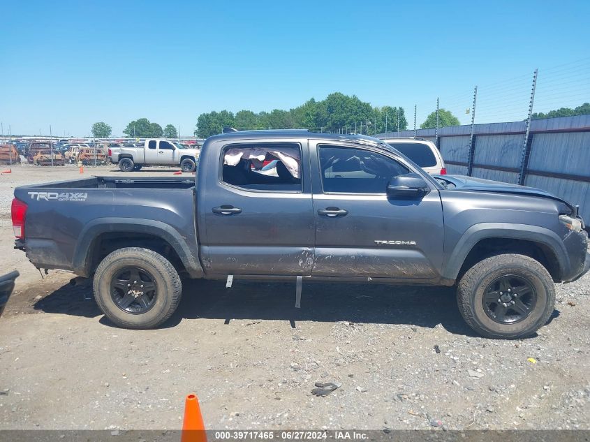 2017 Toyota Tacoma Dbl Cab/Sr/Trdspt/Or/Pro VIN: 5TFCZ5AN7HX065893 Lot: 39717465