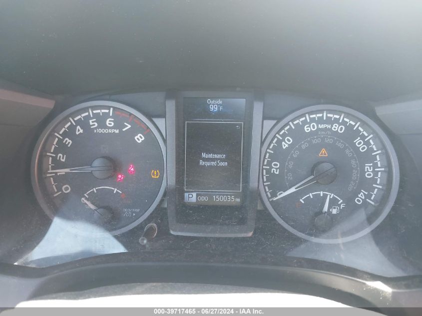 2017 Toyota Tacoma Dbl Cab/Sr/Trdspt/Or/Pro VIN: 5TFCZ5AN7HX065893 Lot: 39717465