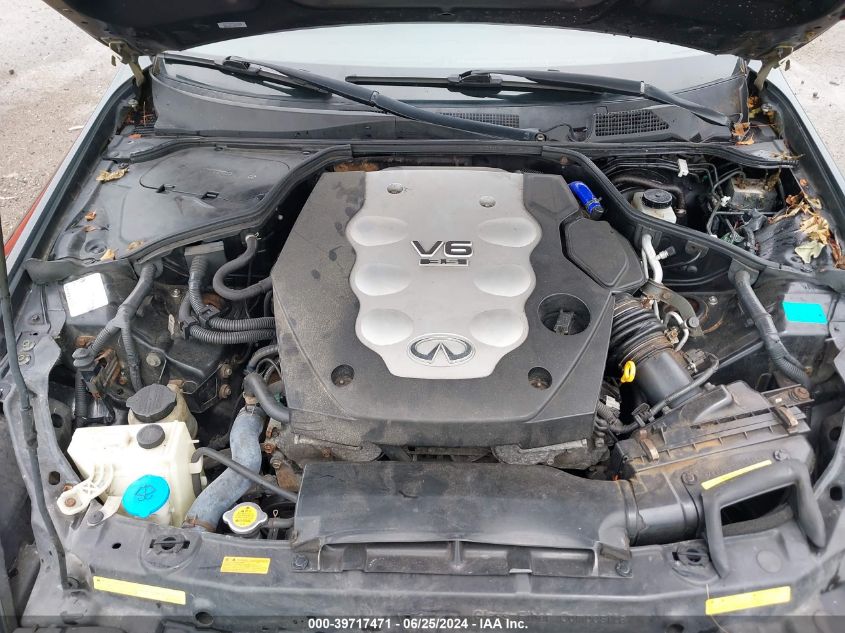 2005 Infiniti G35X VIN: JNKCV51FX5M314588 Lot: 39717471