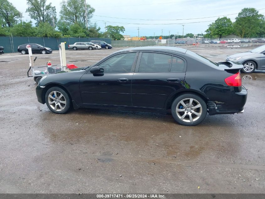 2005 Infiniti G35X VIN: JNKCV51FX5M314588 Lot: 39717471