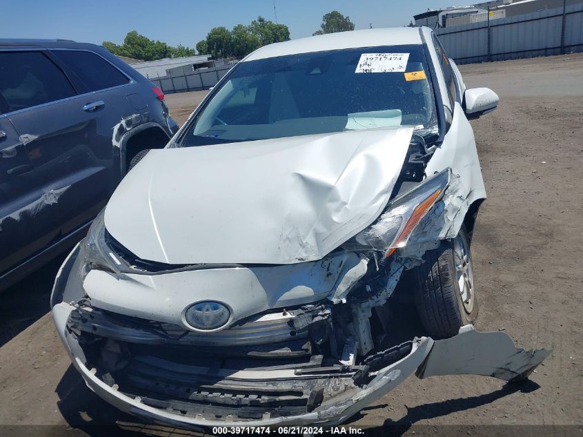 2017 Toyota Prius Two VIN: JTDKBRFU1H3544356 Lot: 39717474