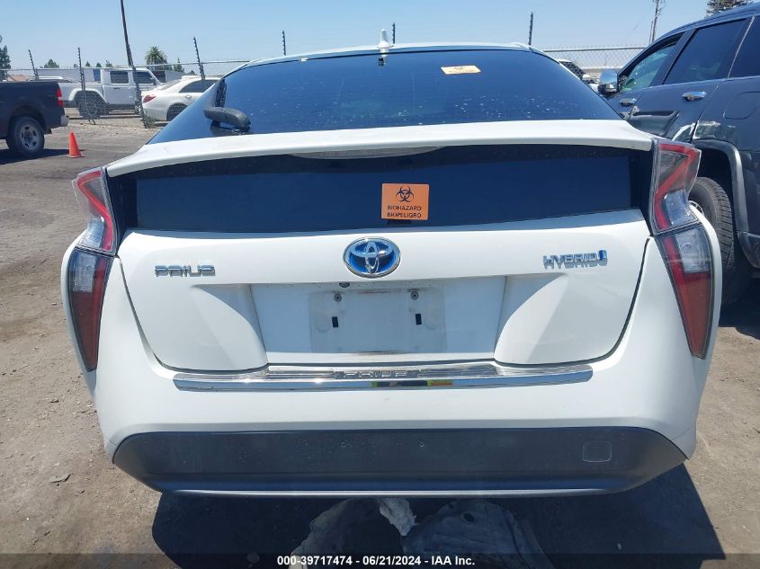 2017 Toyota Prius Two VIN: JTDKBRFU1H3544356 Lot: 39717474