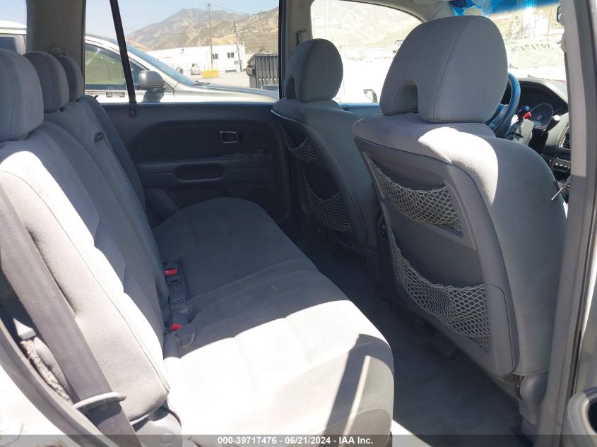 2006 Honda Pilot Ex VIN: 2HKYF18466H504076 Lot: 39717476