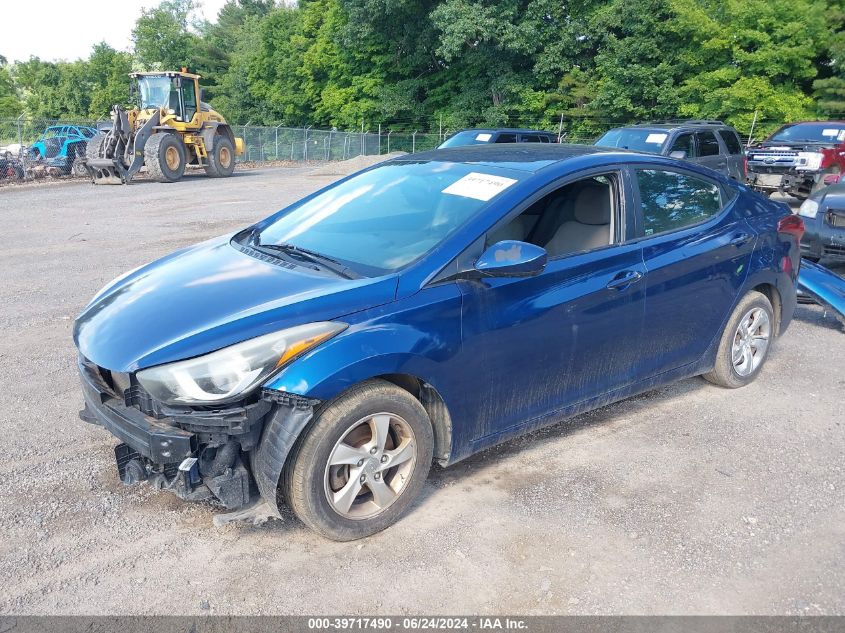 5NPDH4AE1FH551223 | 2015 HYUNDAI ELANTRA