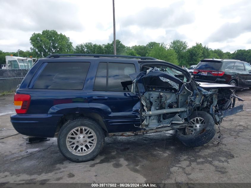 2004 Jeep Grand Cherokee Limited VIN: 1J4GW58S74C204499 Lot: 39717502