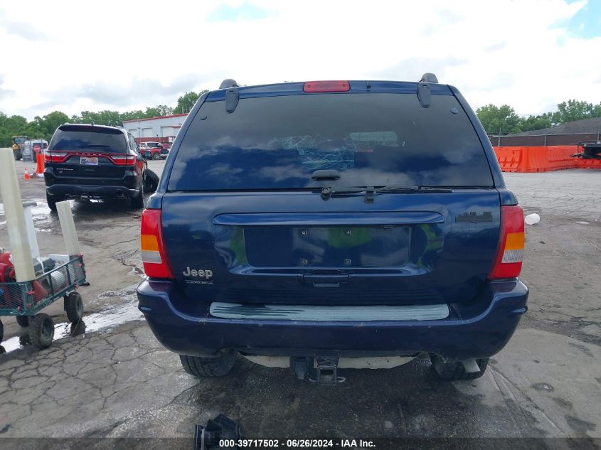 2004 Jeep Grand Cherokee Limited VIN: 1J4GW58S74C204499 Lot: 39717502