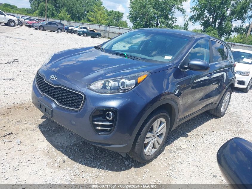 2017 Kia Sportage Lx VIN: KNDPMCAC6H7285738 Lot: 39717531