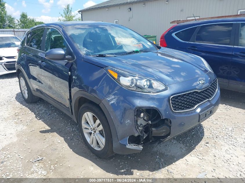 2017 Kia Sportage Lx VIN: KNDPMCAC6H7285738 Lot: 39717531